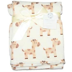 Giraffe Soft Fleece Baby Blanket