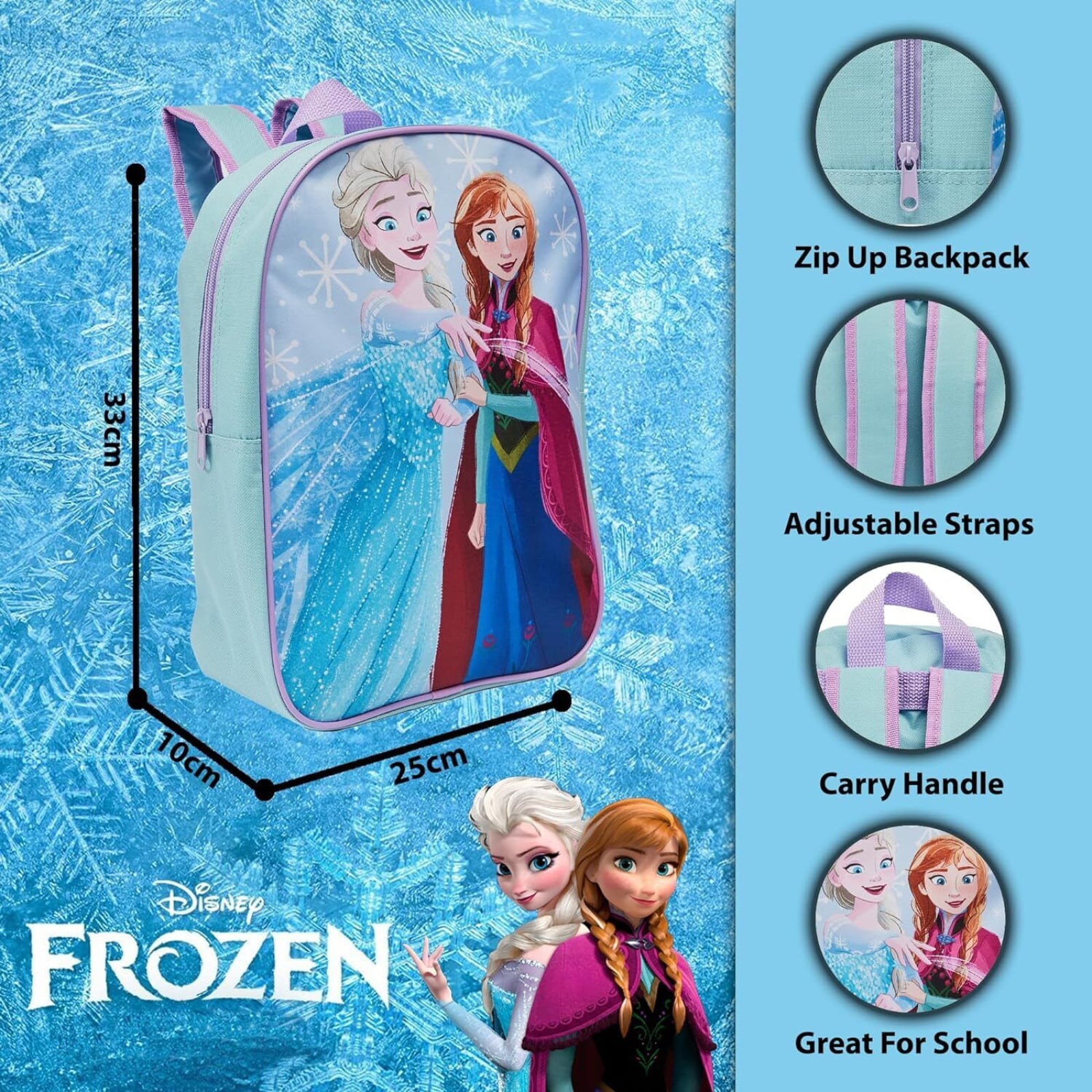 Frozen Kids Premium Backpack - Image 3