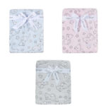 s-l1600.jpg Elephant And Stars Fleece Baby Blanket