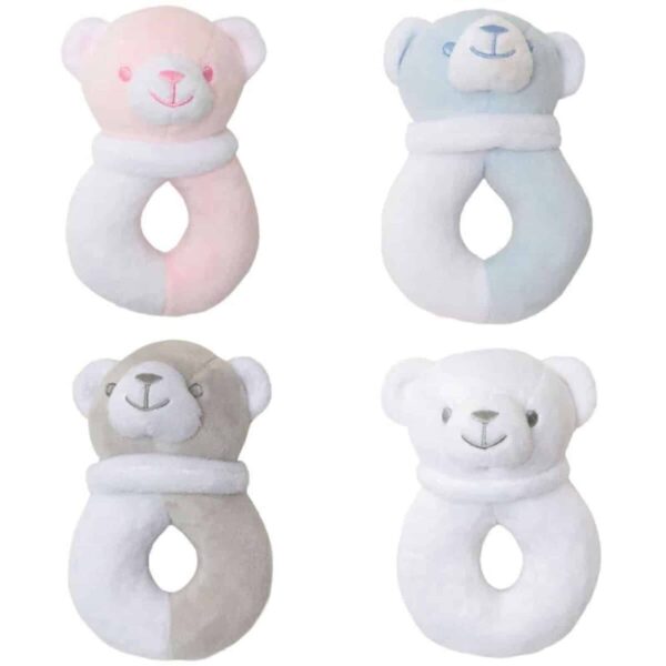 10-19.jpg Baby Teddy Bear Donut Rattle Toy