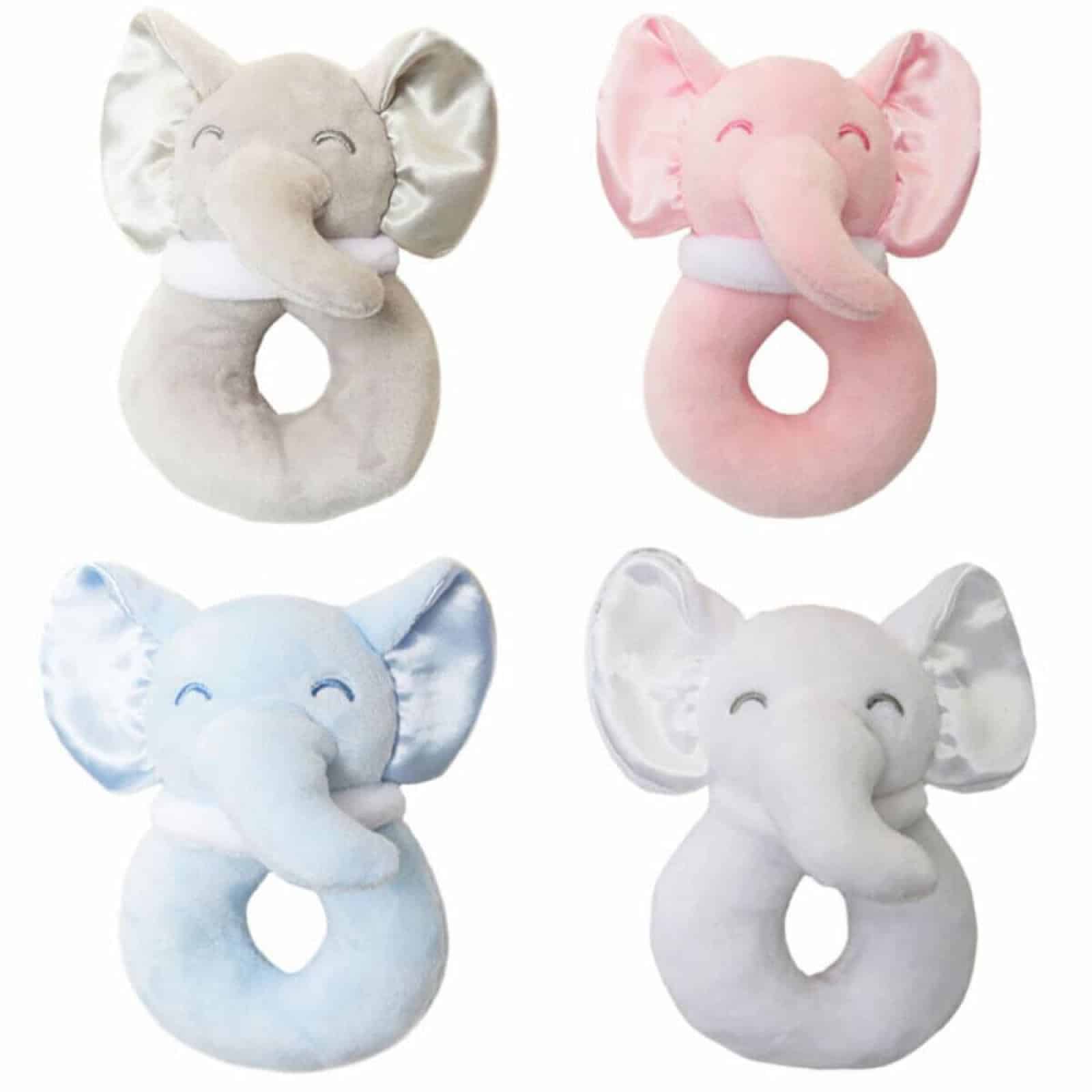 Baby Elephant Rattle Newborn Boy Girl Soft Toy Gift Baby Shower