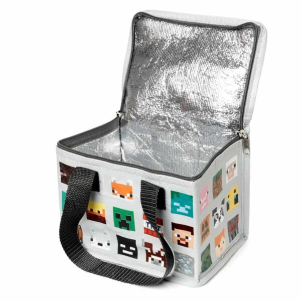 COOLB104-minecraft-faces-lunch-bag Minecraft Faces Lunch Bag