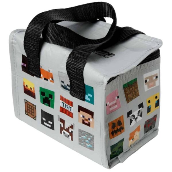 COOLB104-minecraft-faces-lunch-bag-closed-3 Minecraft Faces Lunch Bag