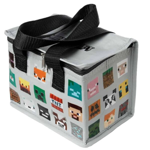 COOLB104-minecraft-faces-lunch-bag-closed Minecraft Faces Lunch Bag