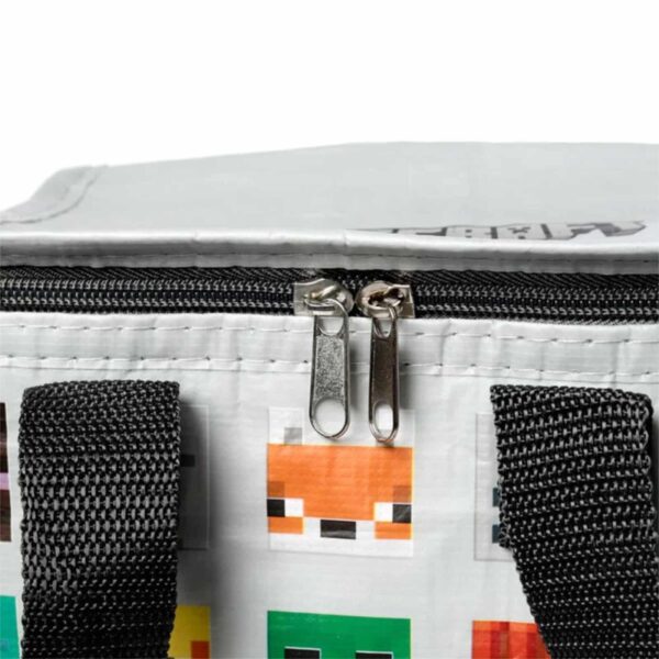COOLB104-minecraft-faces-lunch-bag-fastening Minecraft Faces Lunch Bag