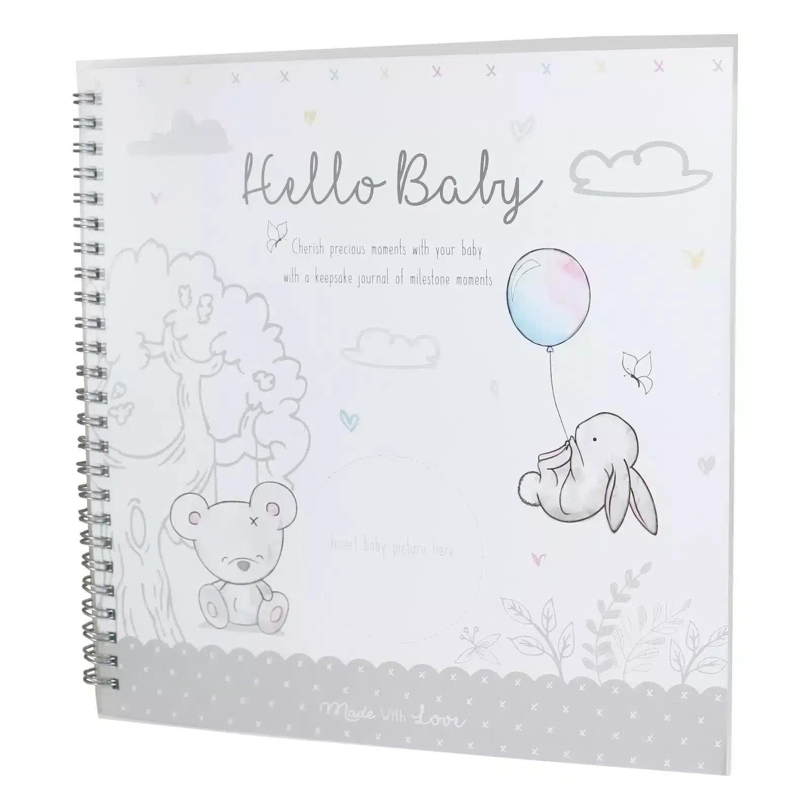 Hello Baby Record Keepsake Book Journal