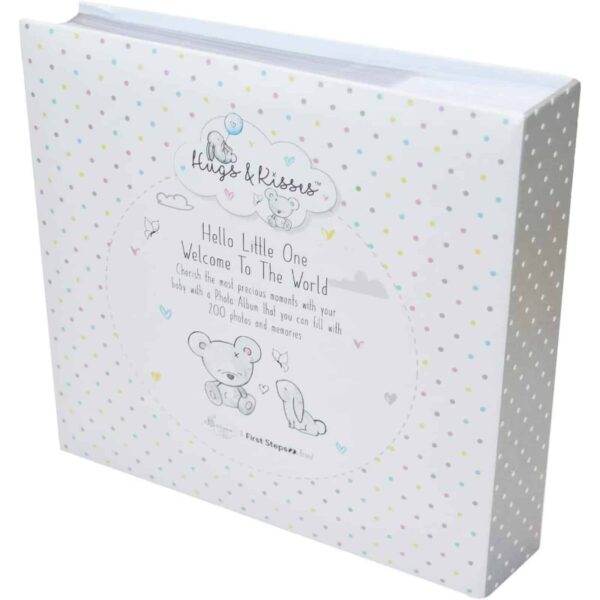 FS637-hugs-kisses-baby-photo-album-back Hugs & Kisses Hello Baby Photo Album