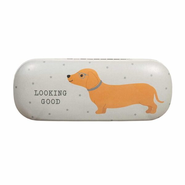 LOU049-dachshund-glasses-case Dachshund Glasses Case