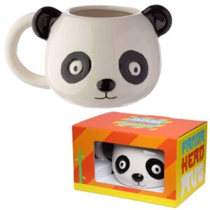 MUG287-panda-head-mug-with-box Adoramals Panda Head Ceramic Mug