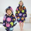 Smiley Kids Plush Oversized Huggable Hoodie