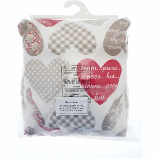 LAU110054-hearts-ironing-board-cover-packaging-back EZ-Fit Hearts Ironing Board Cover