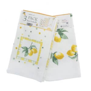 Lemon Velour Tea Towels