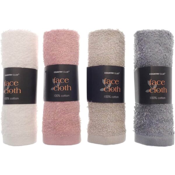 Face Cloth Pack Of 4