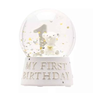 cg1618-my-ist-birthday-water-ball-glitter Bambino Resin My 1st Birthday Water Ball