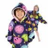Smiley Kids Plush Oversized Huggable Hoodie