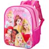 Disney Princess Girls Pink School Backpack with princess characters and adjustable straps