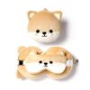 Relaxeazzz Shiba Inu Dog Plush Travel Pillow & Eye Mask Set