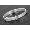 Jd6780 Equalibrium Cross Christening Bangle