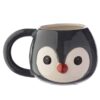 Adoramals Penguin Head Shaped Ceramic Mug Large 660ml Novelty Gift